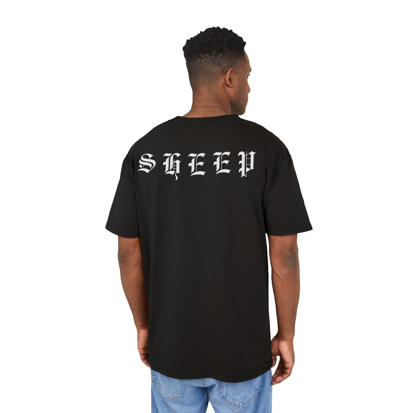 SHEEP Acid Washed Heavy Oversize Tee